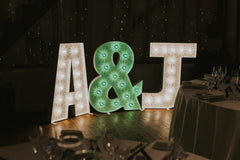 Gloss White Letter Lights - 1100mm (4ft)