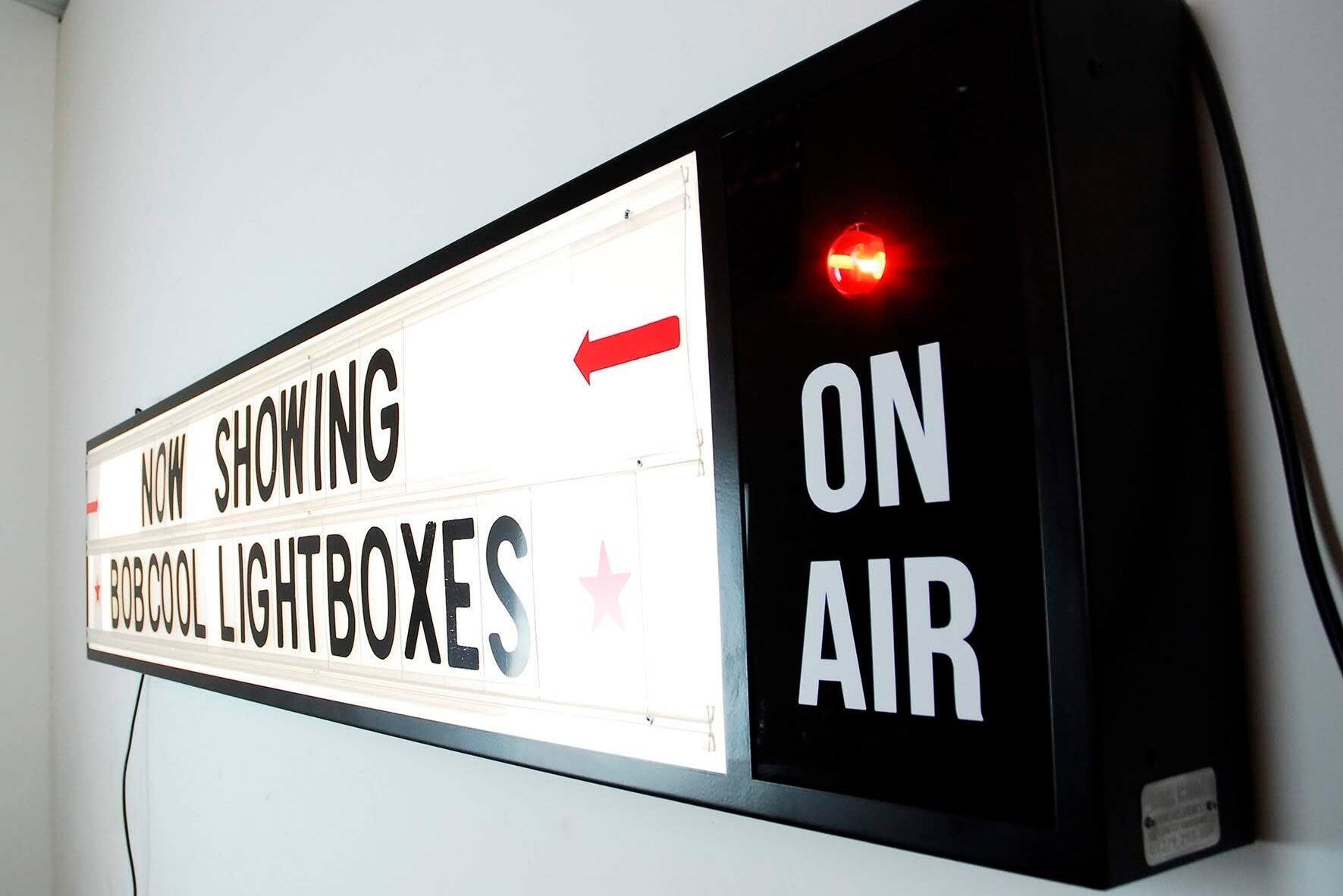 1.5m x 0.4m Cinema Lightbox with On Air Light